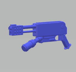 FHW: Hand Flamer Prop v1.2 ez print (Cosplay) 3d model