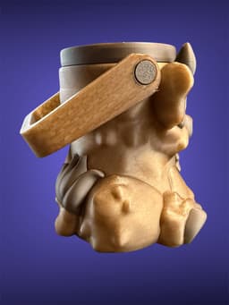 Highland Cow Critter Chiller 3d model