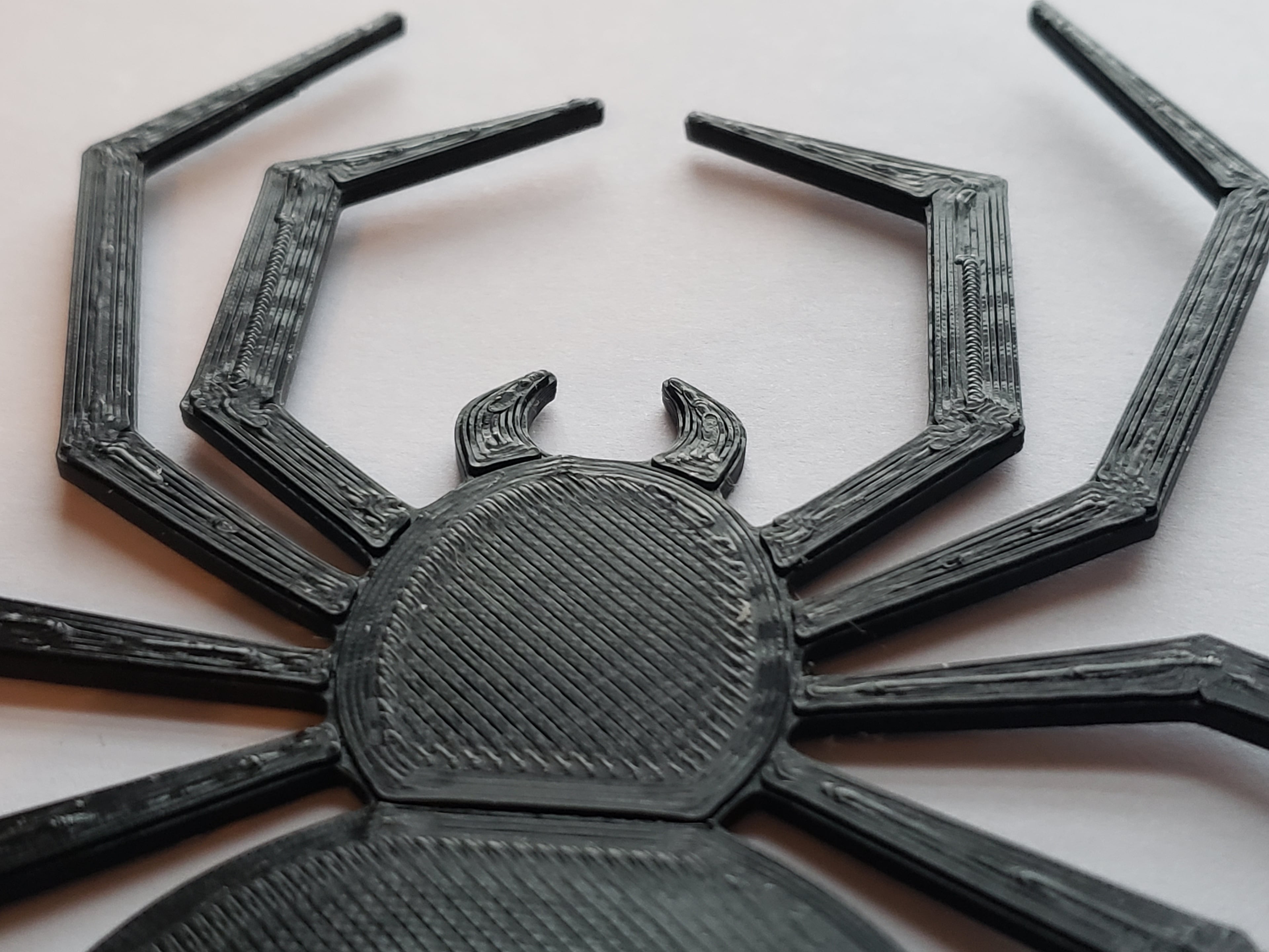 2D Spider Halloween Decoration 3d model