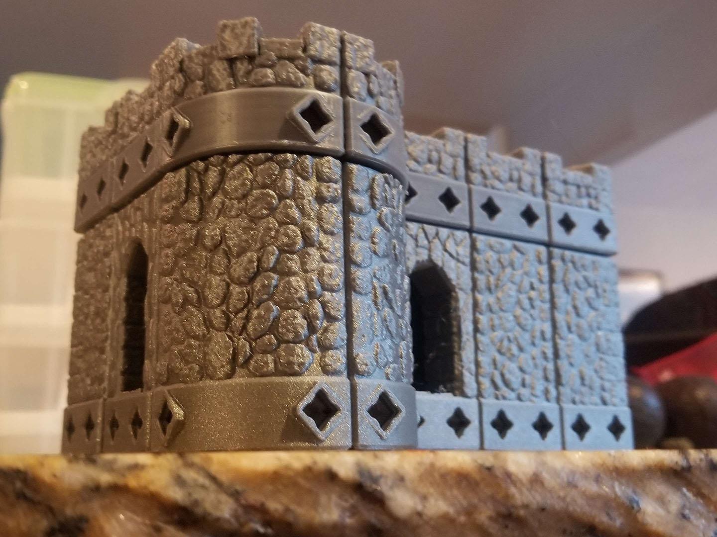 PrintABlok Lancraft Castle Tiles Set Terrain Construction Set 3d model