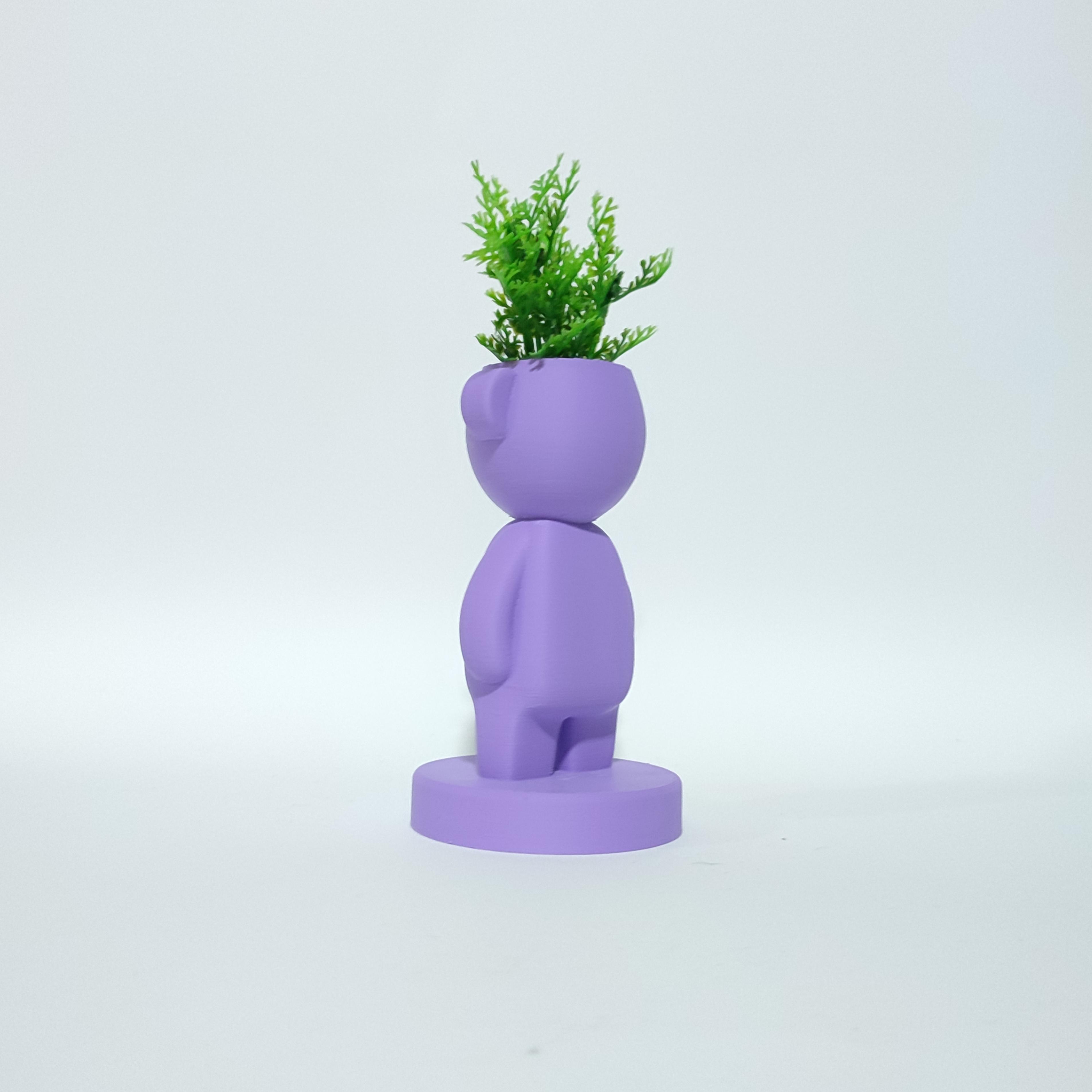 Little Man-Plant Pots 3d model