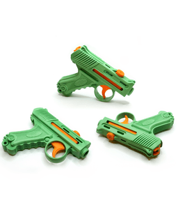 Fully 3D Printable Tiny Toy Gun - (x4 Round - semiauto) - COMPACT VERSION 3d model