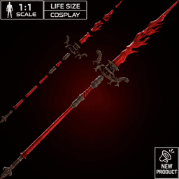 MESSMER SPEAR - THE IMPALER WEAPON life size cosplay - Elden Ring Shadow of the Erdtree Fan Art 3d model