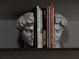 David Head Book Holder 3d model