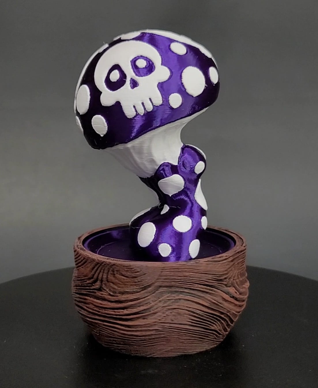 Skull Button mushroom storage box 3d model