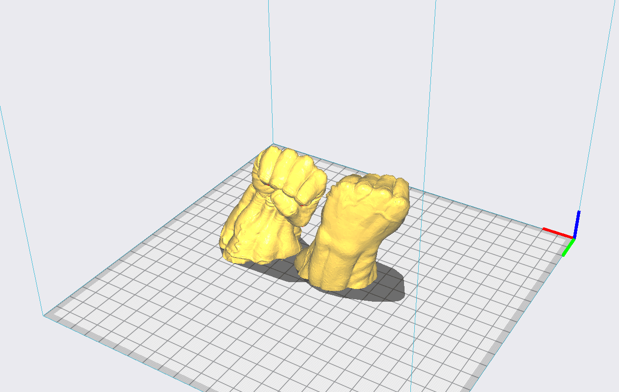 Tiny Hulk Handz 3d model