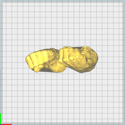Tiny Hulk Handz 3d model
