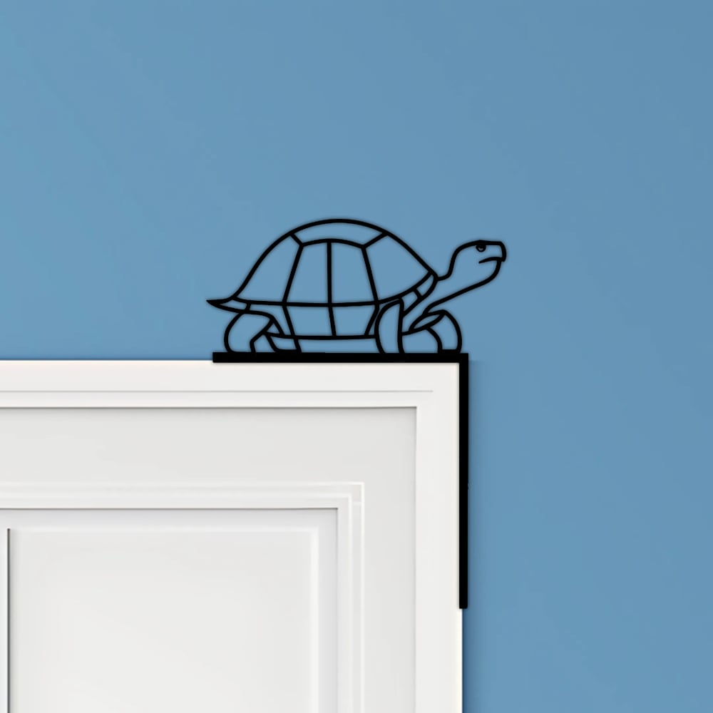 Turtle Door Corner Decor 3d model