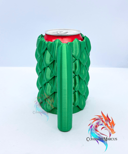 Dragon Scales Soda Can Jug 2 / easy print / 3mf included 3d model