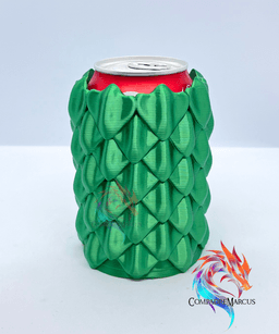 Dragon Scales Soda Can Jug 2 / easy print / 3mf included 3d model