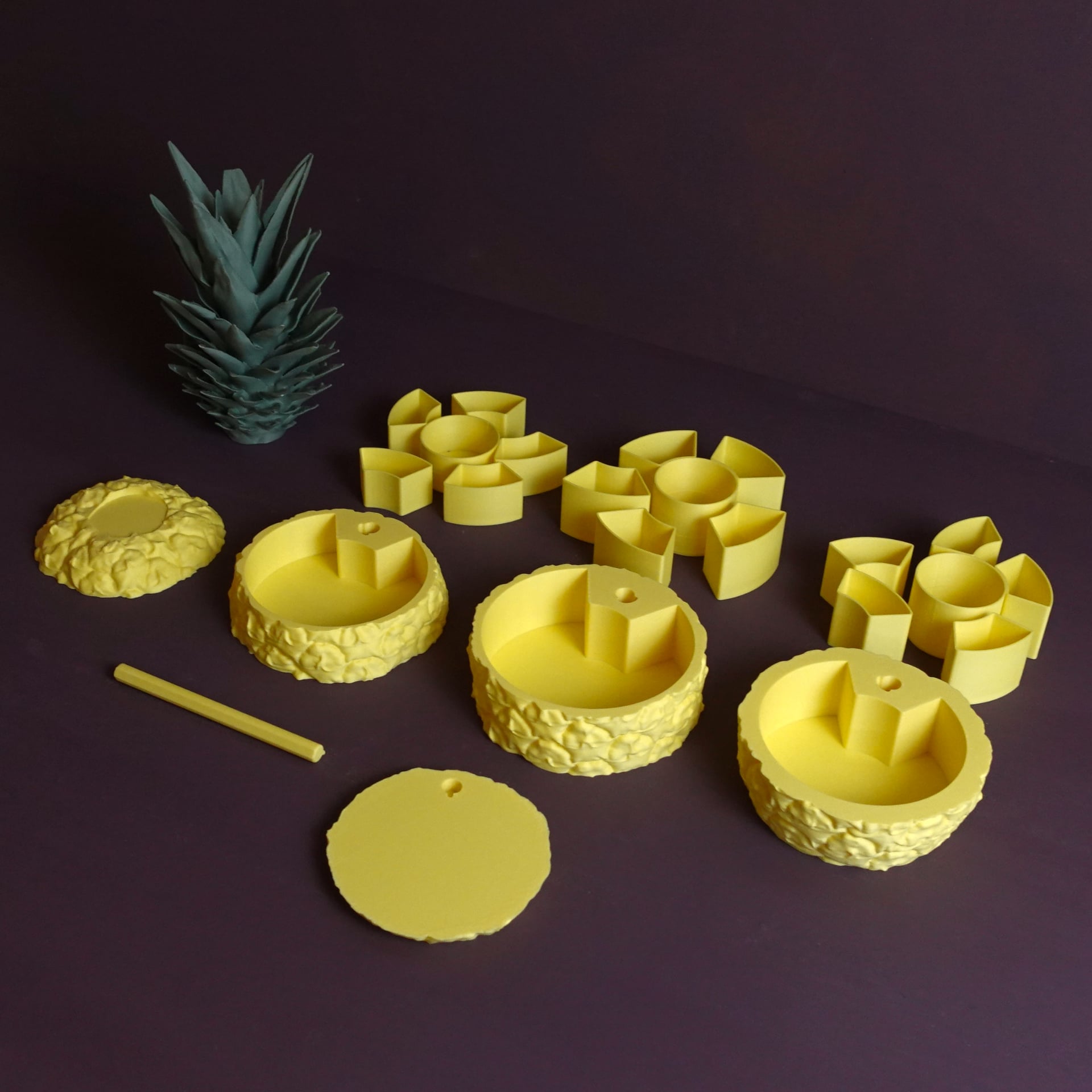 Sliced Pineapple 3d model
