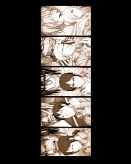 Fan Art Manga Special - Attack on Titan set of Bookmarks 3d model
