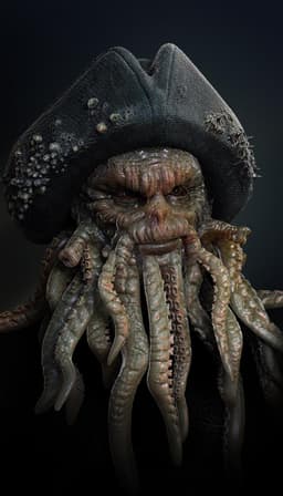 Bust: Captain of the Cursed Pirates 3d model