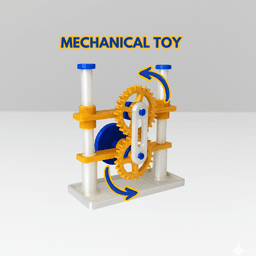 GEARS MECHANISM TOY 3d model