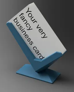 Angular Business Card Holder 3d model