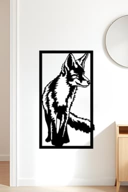 Fox Wall Art, Wall Decor, Home Decor 3d model