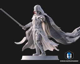 Damaged Darth Vader Figurine - Pose 1 - 3D Print Files 3d model