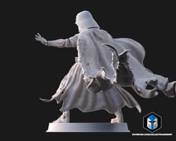 Damaged Darth Vader Figurine - Pose 1 - 3D Print Files 3d model