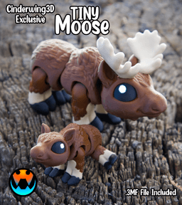 Tiny Moose 3d model