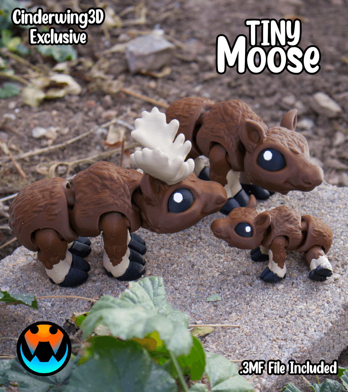 Tiny Moose 3d model