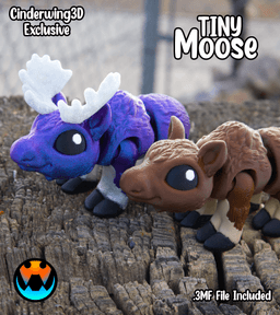 Tiny Moose 3d model