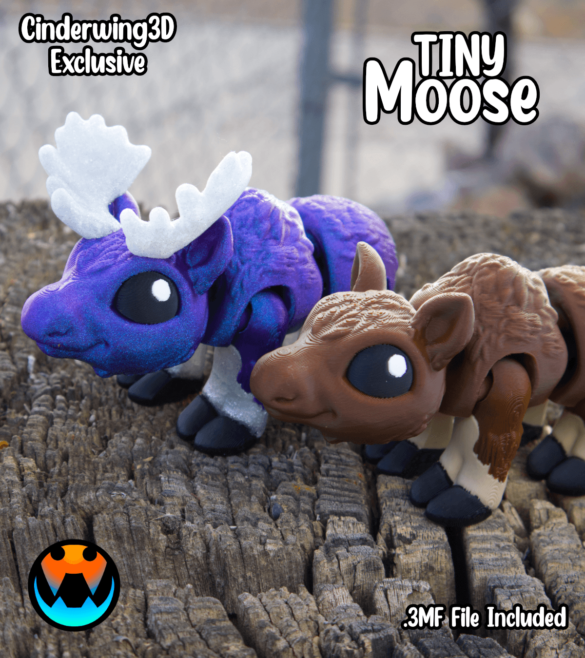Tiny Moose 3d model