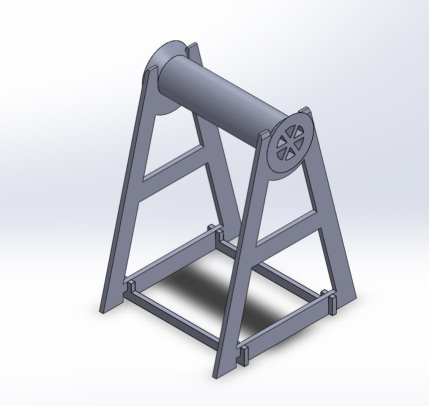 External Spool Holder 3d model
