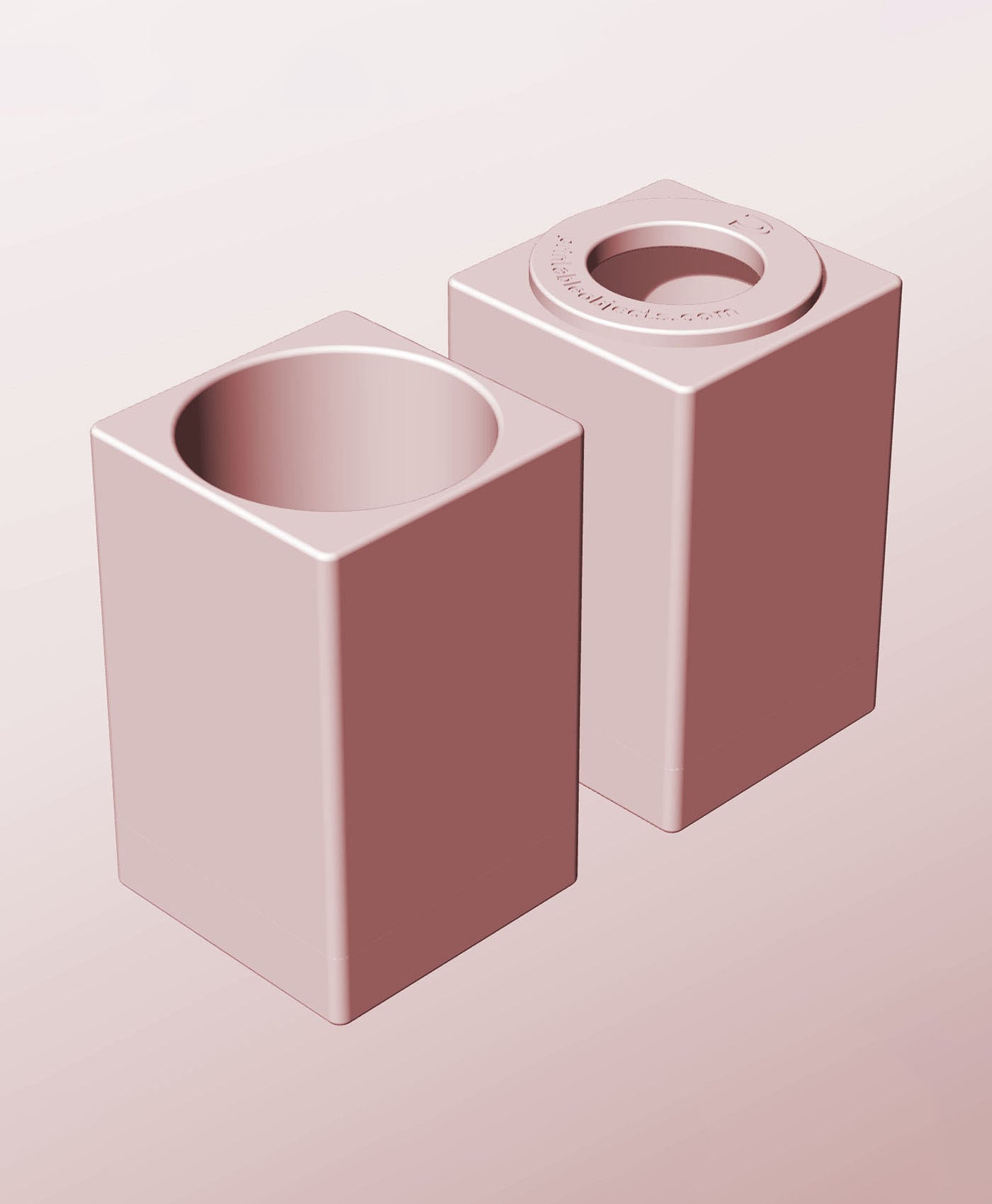 CS68-120-P Stacking pierced component box bin for makers 3d model
