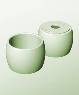 CR128-115-P Modular pierced component container modern decor 3d model