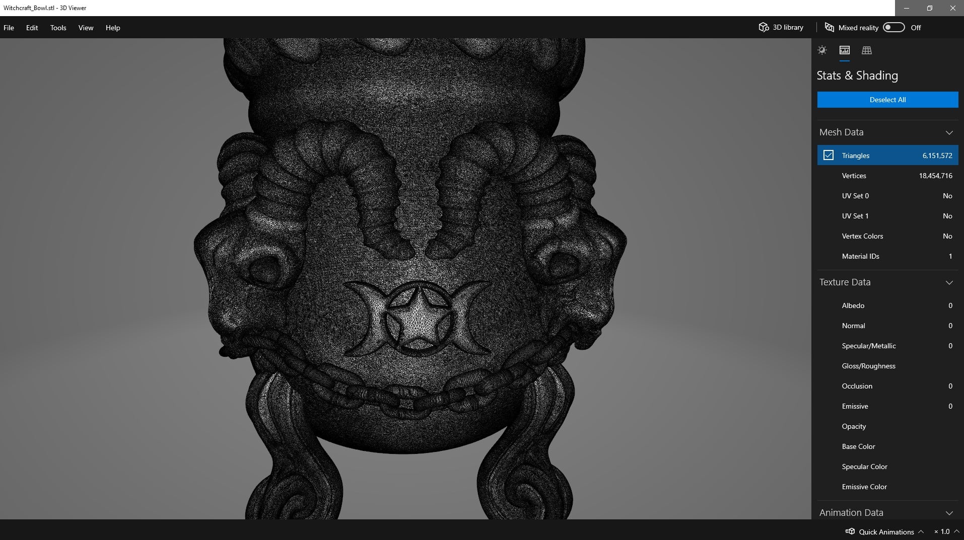Witchcraft Bowl 3d model