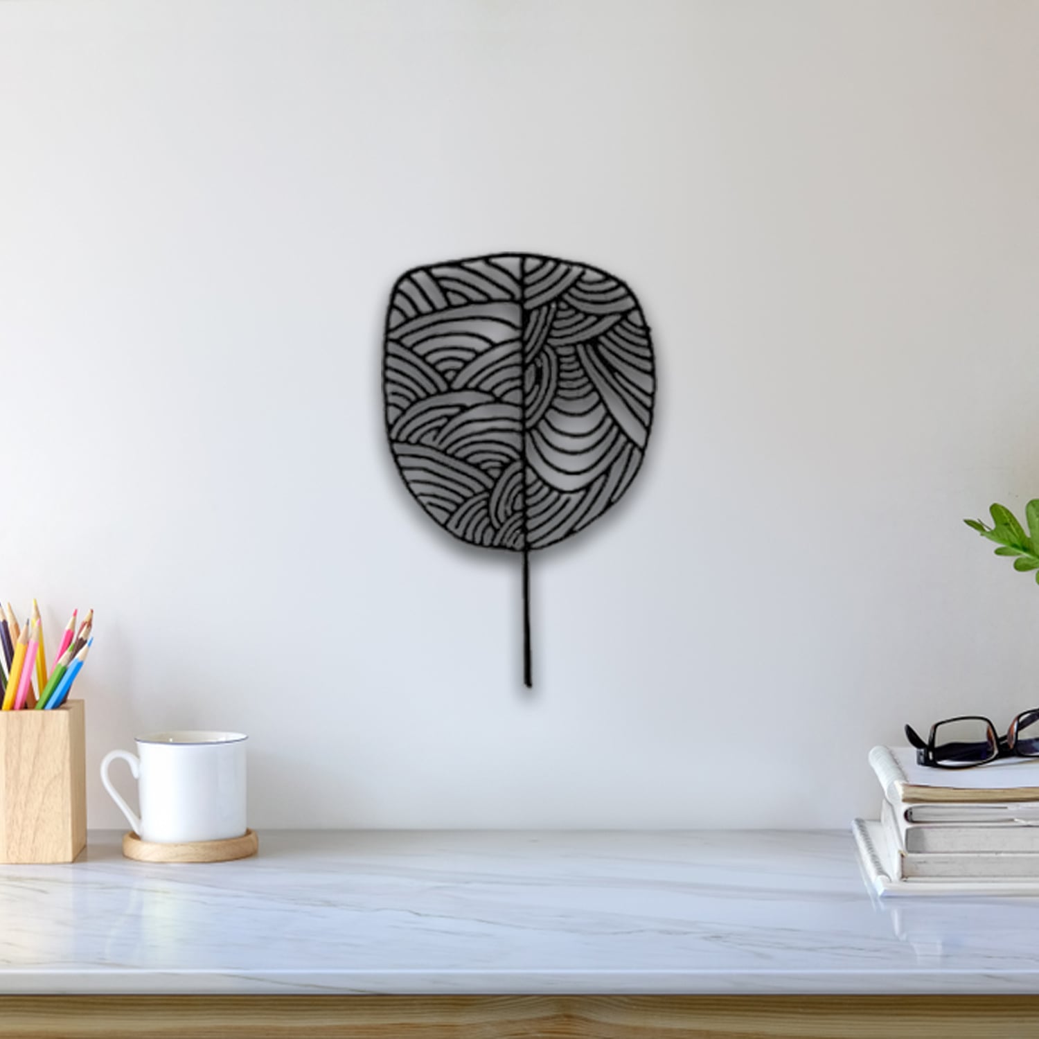 Leaf Wall Art 3d model