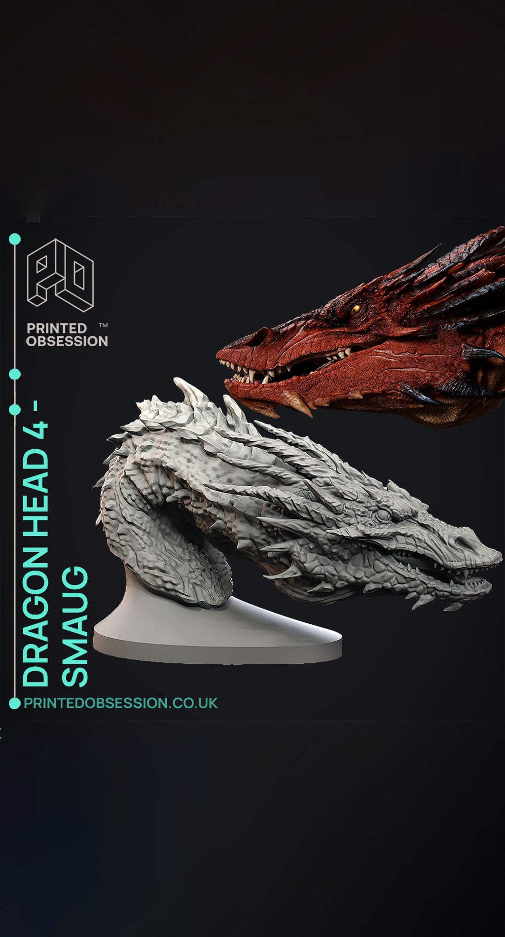 Smaug - The Hobbit - Lord of the Rings - Fan Art 3d model