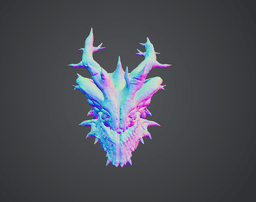 EARTH TITAN TROPHY HEAD 3d model