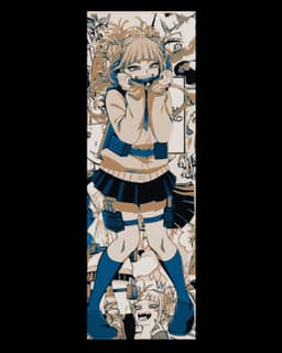 My Hero Academia Character Himiko Toga - The shapeshifting Villain Set of bookmarks 3d model