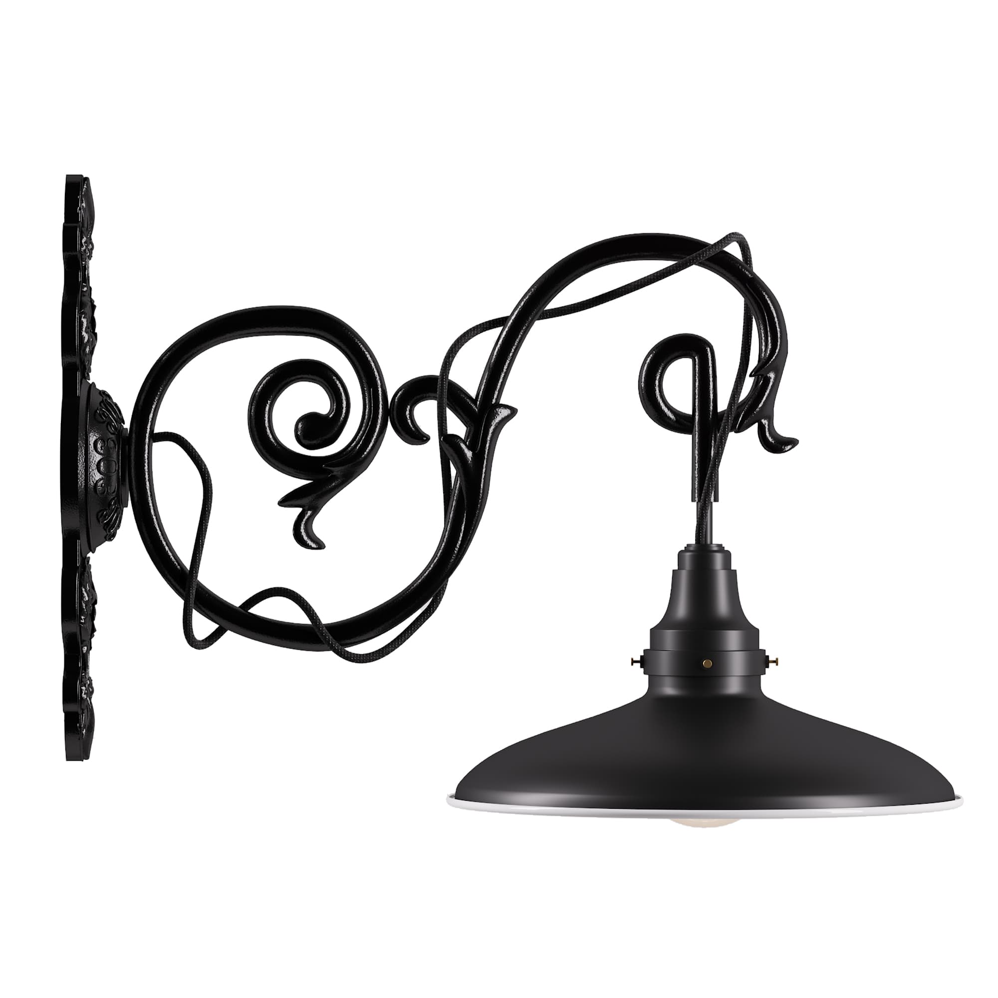 Black sconce, SKU. 2298 by Pikartlights 3d model