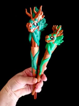 Fall Dragon Wand *Personal Use* 3d model