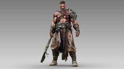 Wasteland Warrior 3d model