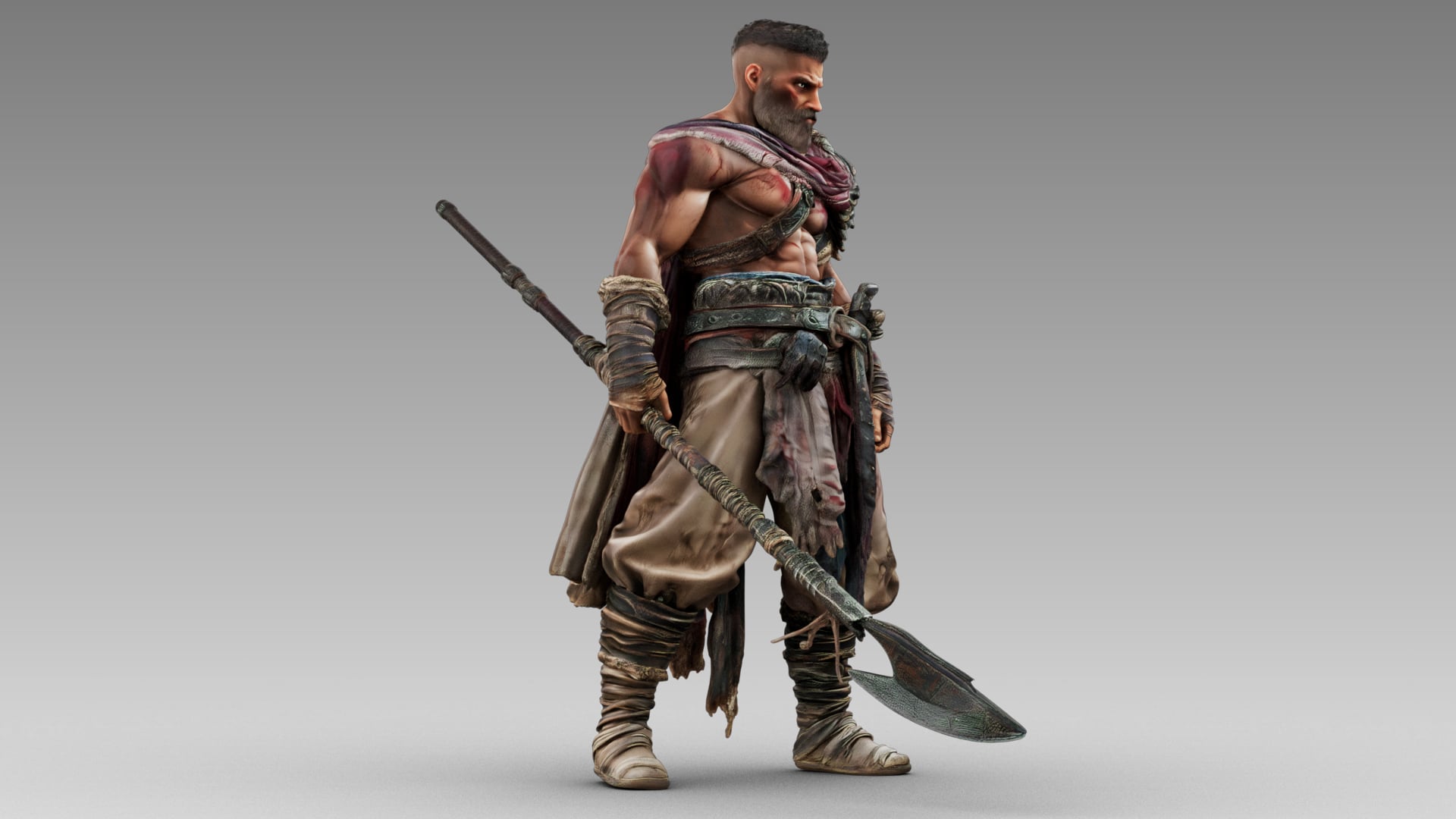 Wasteland Warrior 3d model