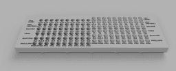 Gridfinity 120pc Toolbox Driver Bit Organizer 3d model