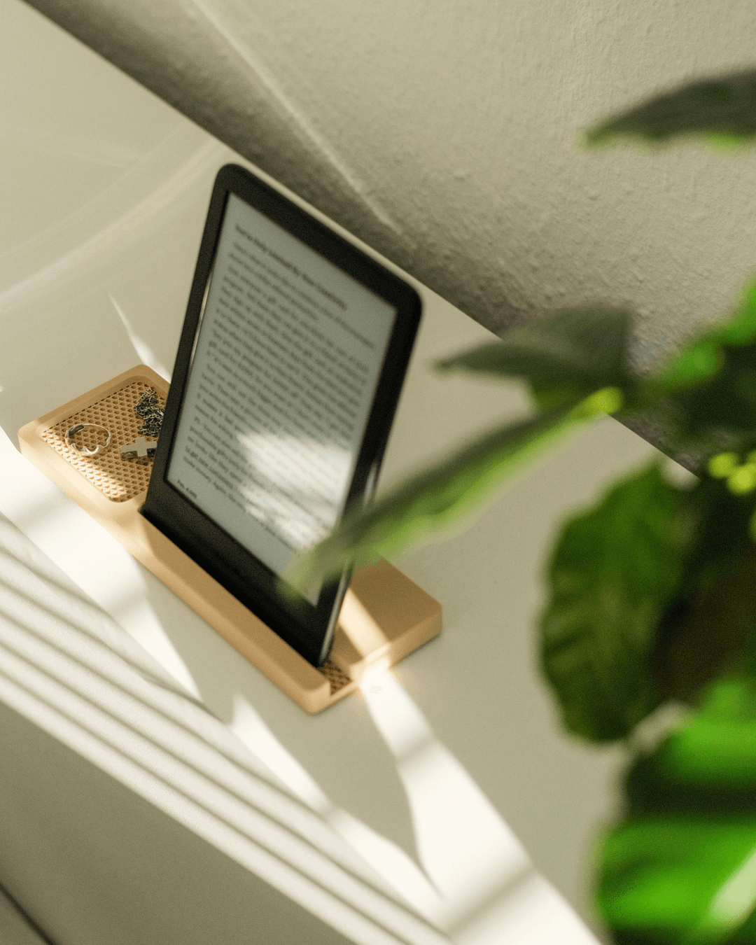 eBook Reader Stand with Tray 3d model