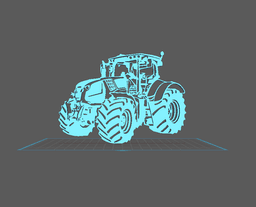 Tractor - Class Wall Art 3d model