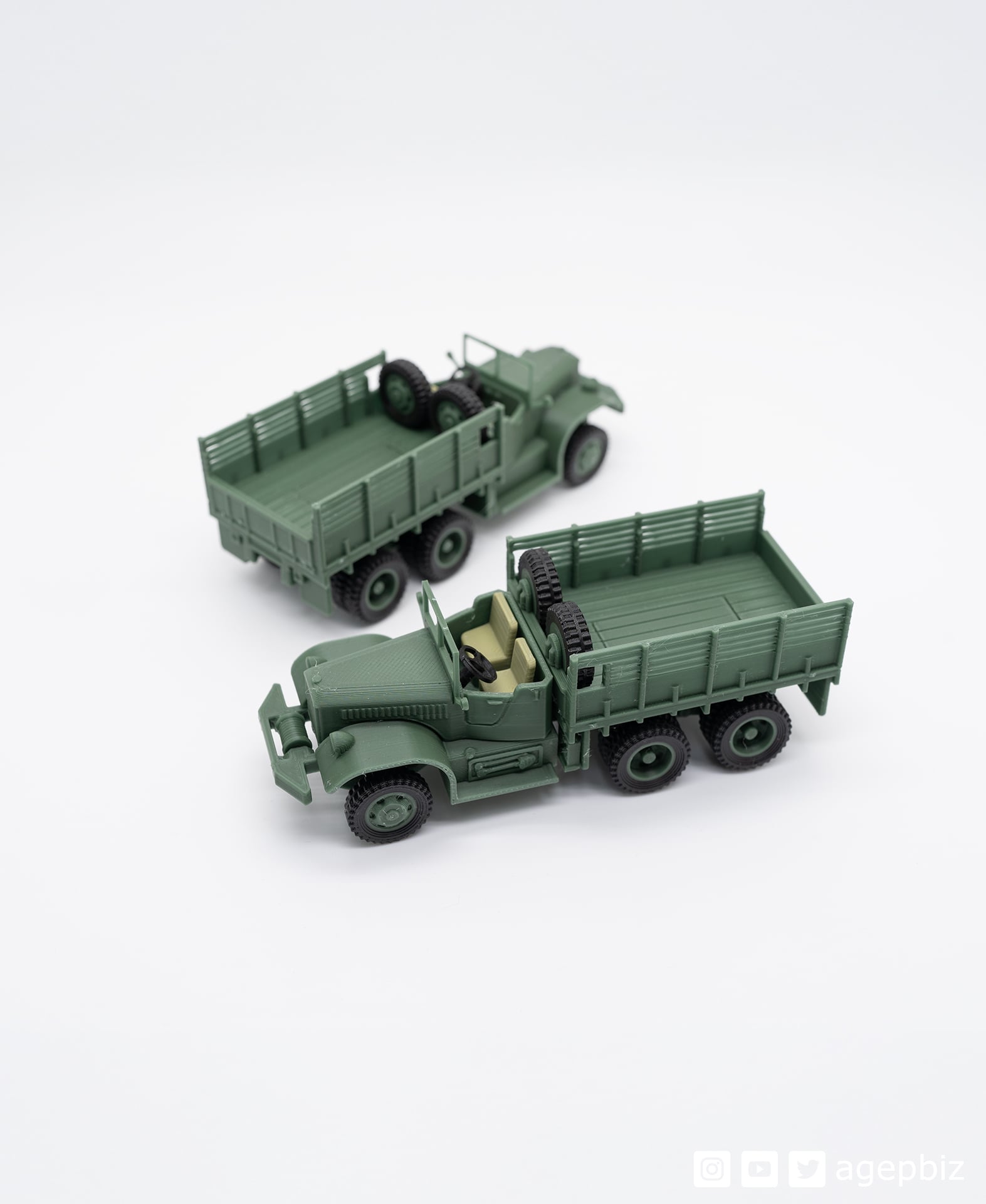 Army Truck Kit Card 3d model