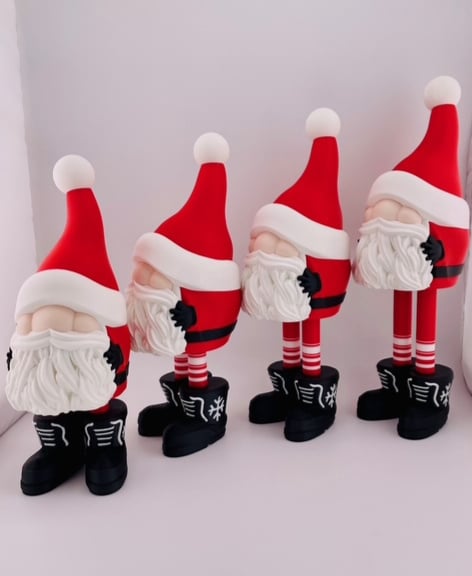 Santa Claus Gnome -Long Legs 3d model