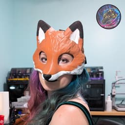 fox mask 3d model