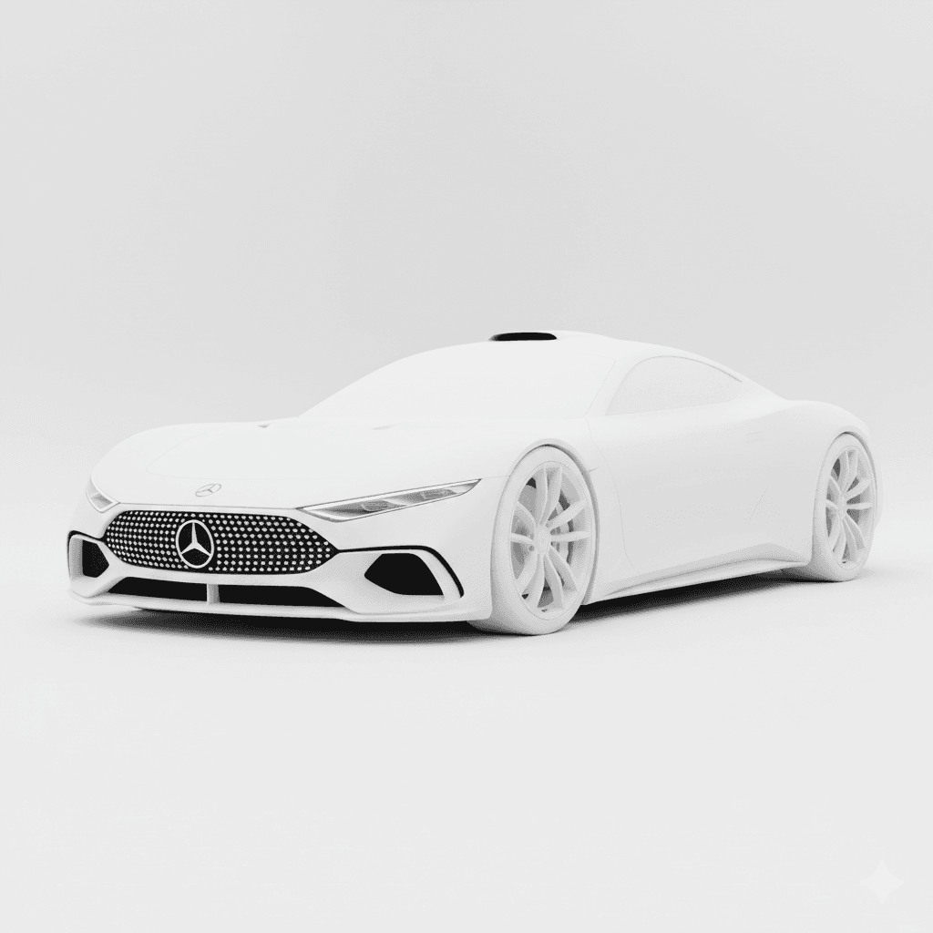 Car : Mercedes Vision One Eleven Hypercar Concept 3d model