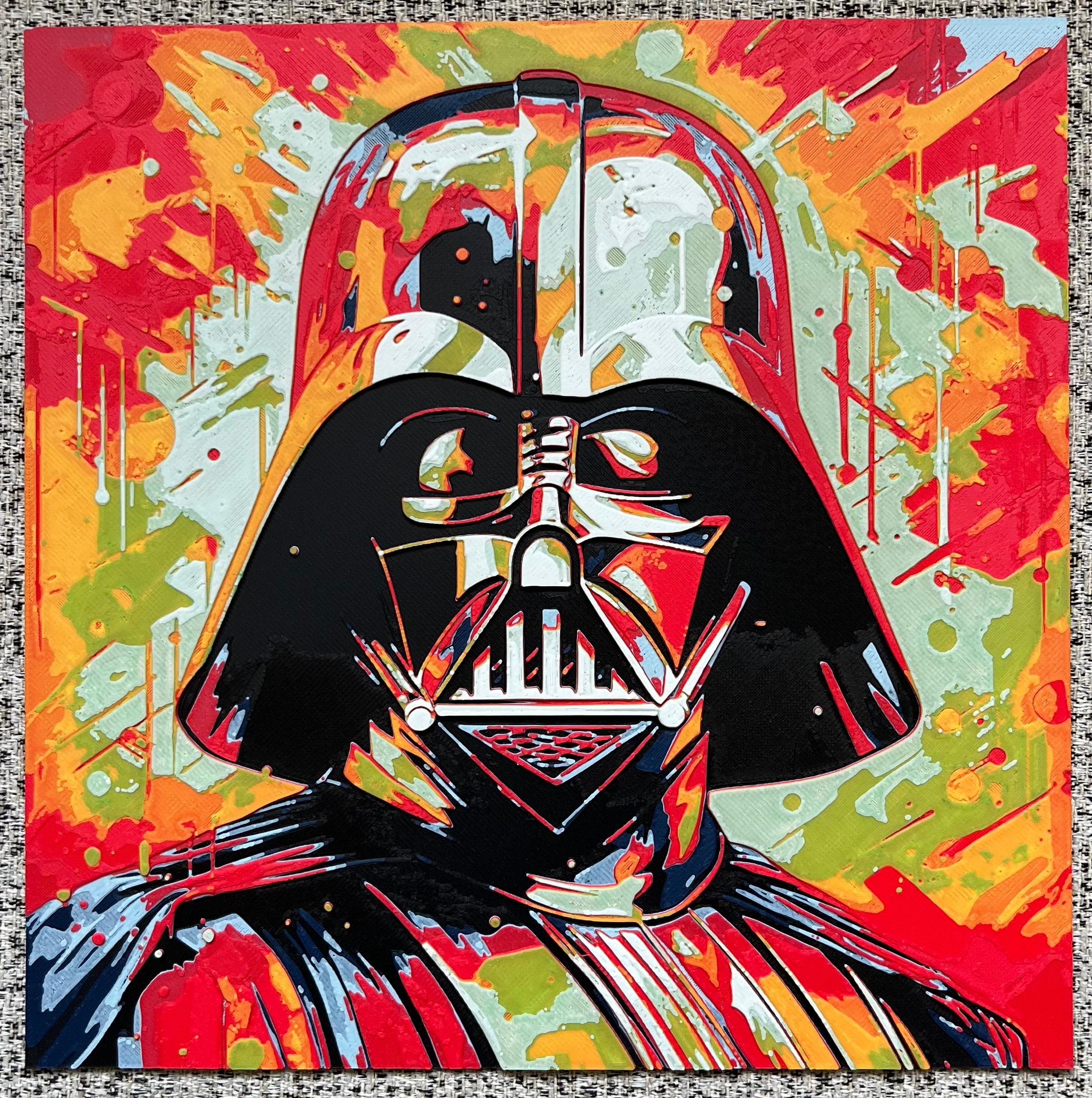 Darth Vader 'Pop Art' (Filament Painting) 3d model