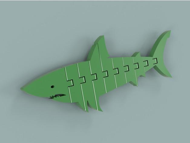 Flexi Articulated Shark No2 3d model