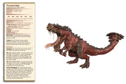 Toothy Rex - Hunting Party - PRESUPPORTED - Illustrated and Stats - 32mm scale 3d model