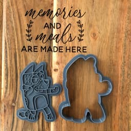 Bluey Bundle Cookie Cutters and Stamps 3d model
