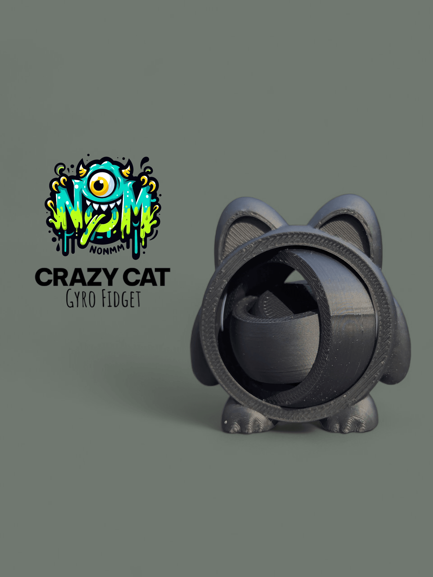 CrazyCat Fidget 3d model